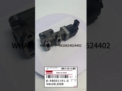 8-98001191-2 ISUZU 4HK1 8-98238247-0 EGR 밸브 ASSY ZX170 ZX225 ZX270 ZX330 ZX400 굴삭기용