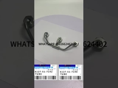 불도저 D155A 6127-51-7140 6127-51-7142 코마츠 S6D155-4 엔진 캠축 오일 파이프