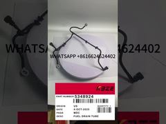 5348924 CUMMINS QSF3.8 디젤 엔진 연료 드레인 튜브 (XE135 CLG915E 굴삭기용)