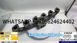 KBZE 384-2286 T412663 3778M282 320D2 323D2 924K 930K 535D 545D CAT C6.6 교체용 배기 매니폴드
