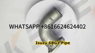 8-98180384-0 1-14112756-0 ISUZU 6BG1 엔진 파이프, 히타치 ZAX200-5 ZAX240-3 ZAX250 ZAX260용 입구