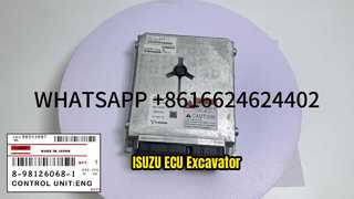 8-98126068-1 ISUZU 6HK1 8-98126068-2 ECU 컨트롤러 유닛 맞춤 케이스 SUMITOMO SK350-5 굴착기