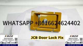 KBZE 브랜드 333/K1035 JCB 400/U7550 JS205 JS215 NXT215 굴삭기 교체용 측면 도어 잠금 장치