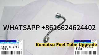 KOMATSU D155 D335 OEM 품질 KBZE 6127-11-2712 6127-11-2711 S6D155-4 D용 연료 공급 튜브 교체