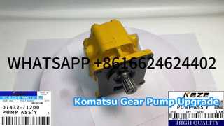 KOMATSU 07432-71200 141-43-00021 16Y-75-24000 D54A D75A D80A D85A D95S SD16 용 기어 펌프