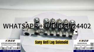 KBZE 브랜드 61023518 SANY 152301000630A 60136331 SY195 S205 S210 SY215 SY 용 지연 방지 솔레노이드 그룹