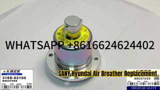 KBZE SANY 60129702 현대 31EE-02100 SY215 R215 R220용 에어 브리더 교체