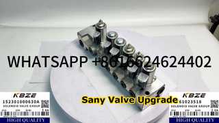 KBZE 152301000629A SANY 61023519 SY195 S205 S210 SY215 SY245 SY285 용 솔레노이드 밸브 그룹