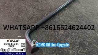 KBZE 860121034 XCMG XE205/XE215/XE245용 버킷 실린더 오일 리턴 라인 – 고압