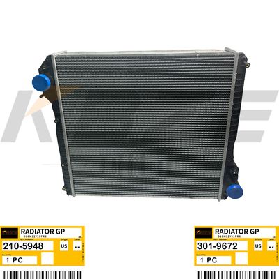 KBZE BRANDS 301-9672 210-5948 CAT C4.4 RADIATOR FITS FOR 416E 420E 432E 444E BACKHOE LOADER