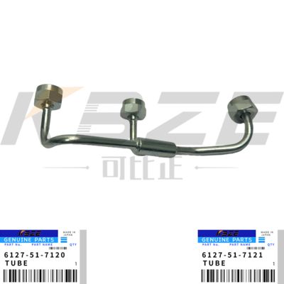 S6D155-4 KOMATSU ENGINE 6127-51-7120 6127-51-7121 CAMSHAFT OIL PIPE