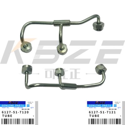 S6D155-4 KOMATSU ENGINE 6127-51-7120 6127-51-7121 CAMSHAFT OIL PIPE