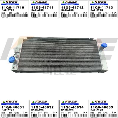 KBZE BRAND 11Q6-46631 11Q6-41710 HYUNDAI R215-9 R220-9 RADIATOR ASSY FITS FOR CUMMINS 6BT MITSUBISHI D6BT ENGINE
