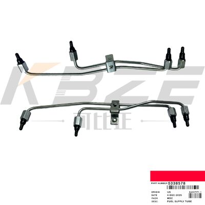 KBZE BRAND 5338578 FUEL SUPPLY TUBE FITS CUM MINS ISL9.5 QSL9.3 QSC8.3 ENGINE EXCAVATOR