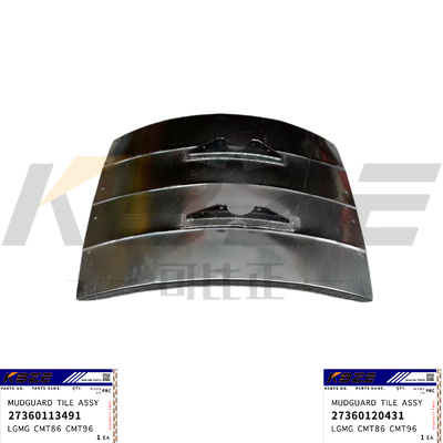 KBZE 27360113491 LGMG TRUCK 27360120431 MUDGUARD TILE ASSY FOR CMT86H CMT88 MINING DUMP TRUCK EQUIPMENT