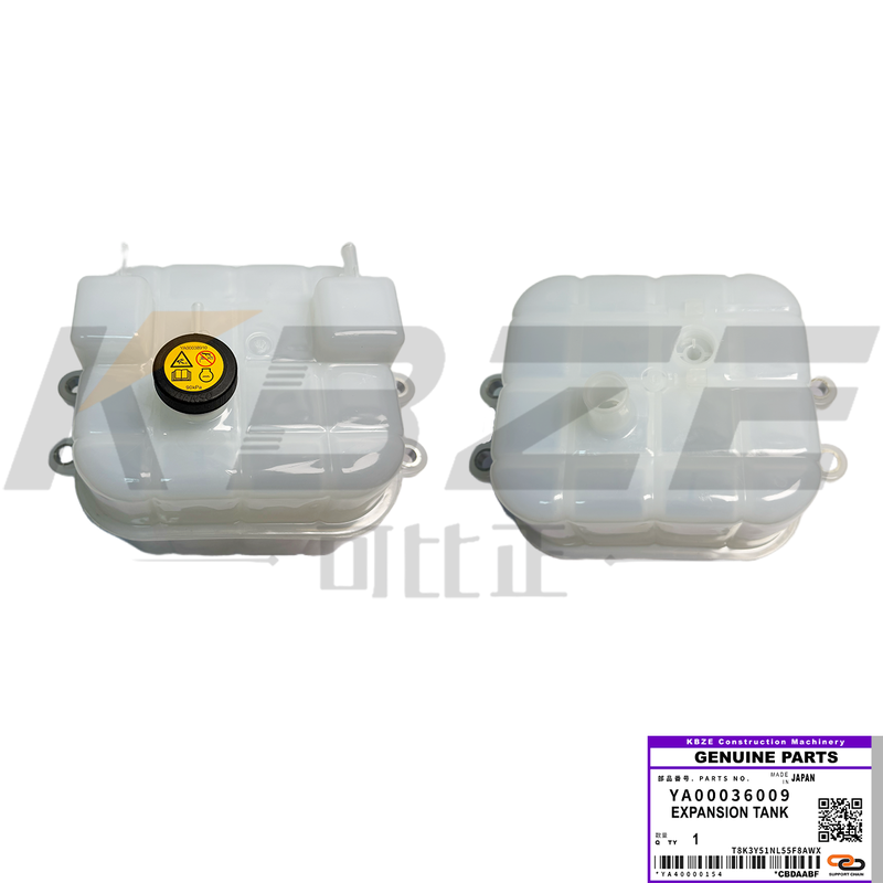 KBZE Brand YA00036009 ABS Material Coolant Tank OEM Quality Long-Lasting Durability for Hitachi ZAX130-5A ZAX130H-5A Excavator