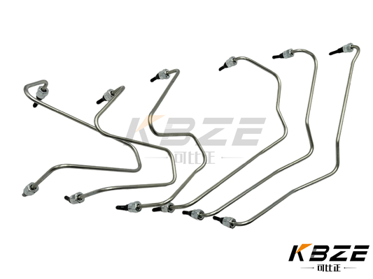 4D95 모터 고압 연료 주입기 파이프 세트 KOMATSU 발굴기