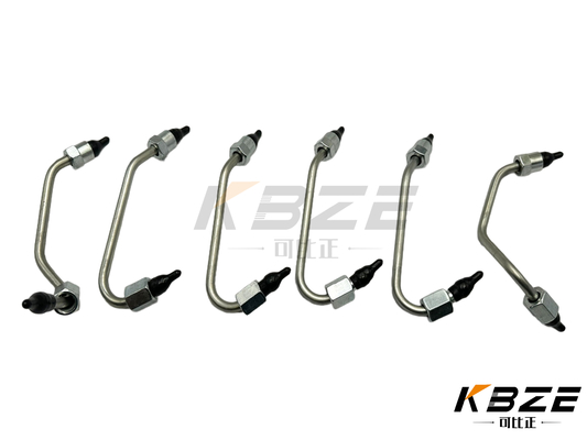고품질 KOMATSU SAA6D114E-3 PC300-8 6745-71-4100 6745-71-4120 연료 주입 파이프 / 고압 연료 라인 검사