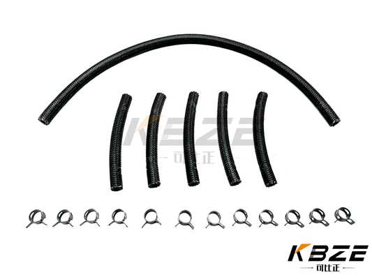 발굴기 SK160 SK200 SK210 MITSUBISHI 4D31 6D31 6D34 VAMS602013 VAMS602073 유연한 주입기 오일 반환 튜브