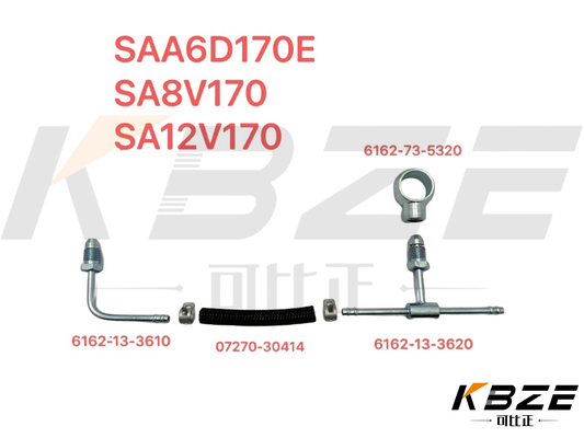 코마쓰 S6D170E SA12V170 SA8V170 6162-73-5320 6162-13-3620 연료 주입 유출 파이프 07270-30414