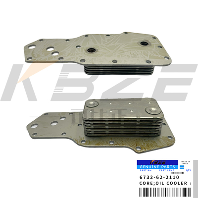 KOMATSU 6D102 6732-62-2110 7P 오일 쿨러 코어 커민스 6BT 3957544 3921558 발굴기 엔진