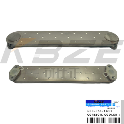 KOMATSU 6D105 600-651-1411 엔진 오일 콜러 코어 3P FITS E200B PC200-2 PC200-3