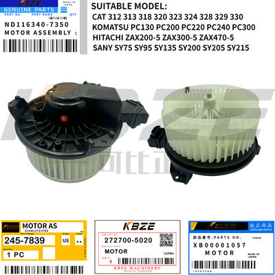 272700-5220 XB00001057  KOMATSU SANY 히타치 발굴기 에어콘드 블로어 모터 E320D PC-8 ZAX200-5G SY75 SY135 SY215C