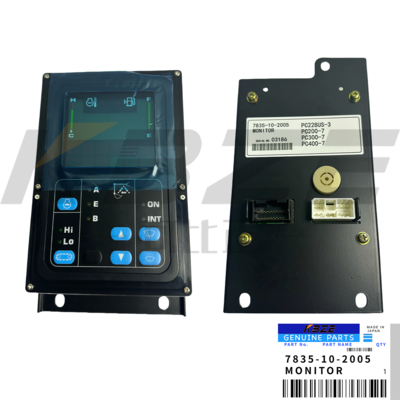 KOMATSU PC200-7 모니터 7835-10-2005 OEM ABS 블랙