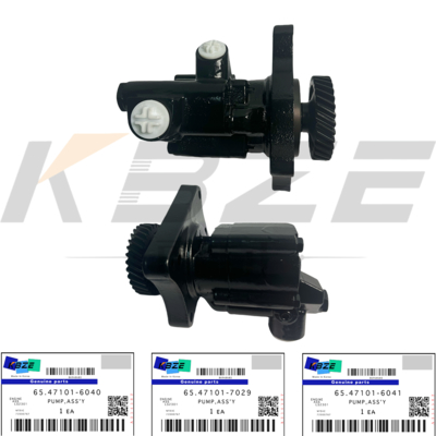 65.47101-6040 DOOSAN DAEWOO DE12 스티어링 펌프 65.47101-6041 65.47101-7029